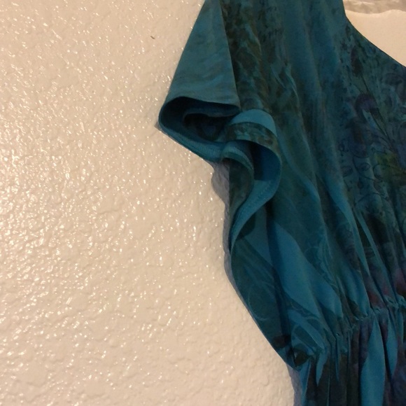 Size small city triangles multi colored dress made in USA - Picture 4 of 11